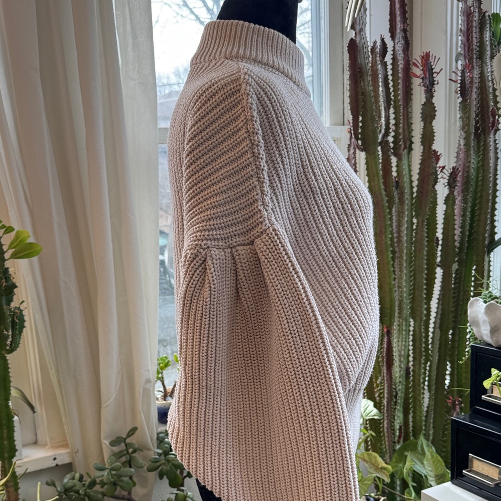 H&M Taupe Ribbed Turtleneck Sweater - Picture 10 of 10